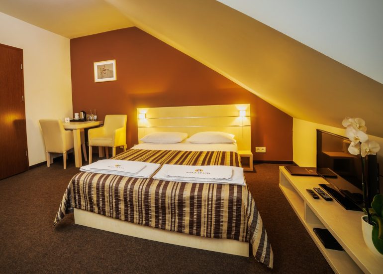 Pokój dwuosobowy z łóżkiem małżeńskim Pokój dwuosobowy z łóżkiem małżeńskim