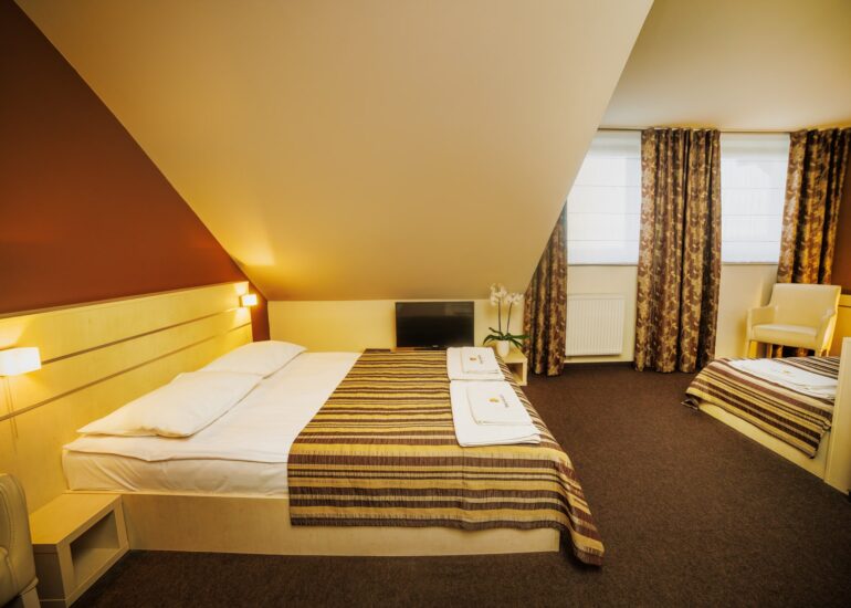 Pokój dwuosobowy z łóżkiem małżeńskim